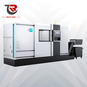 Máquina de torno central de torneamento CNC totalmente automática com cama inclinada DL-32MH 